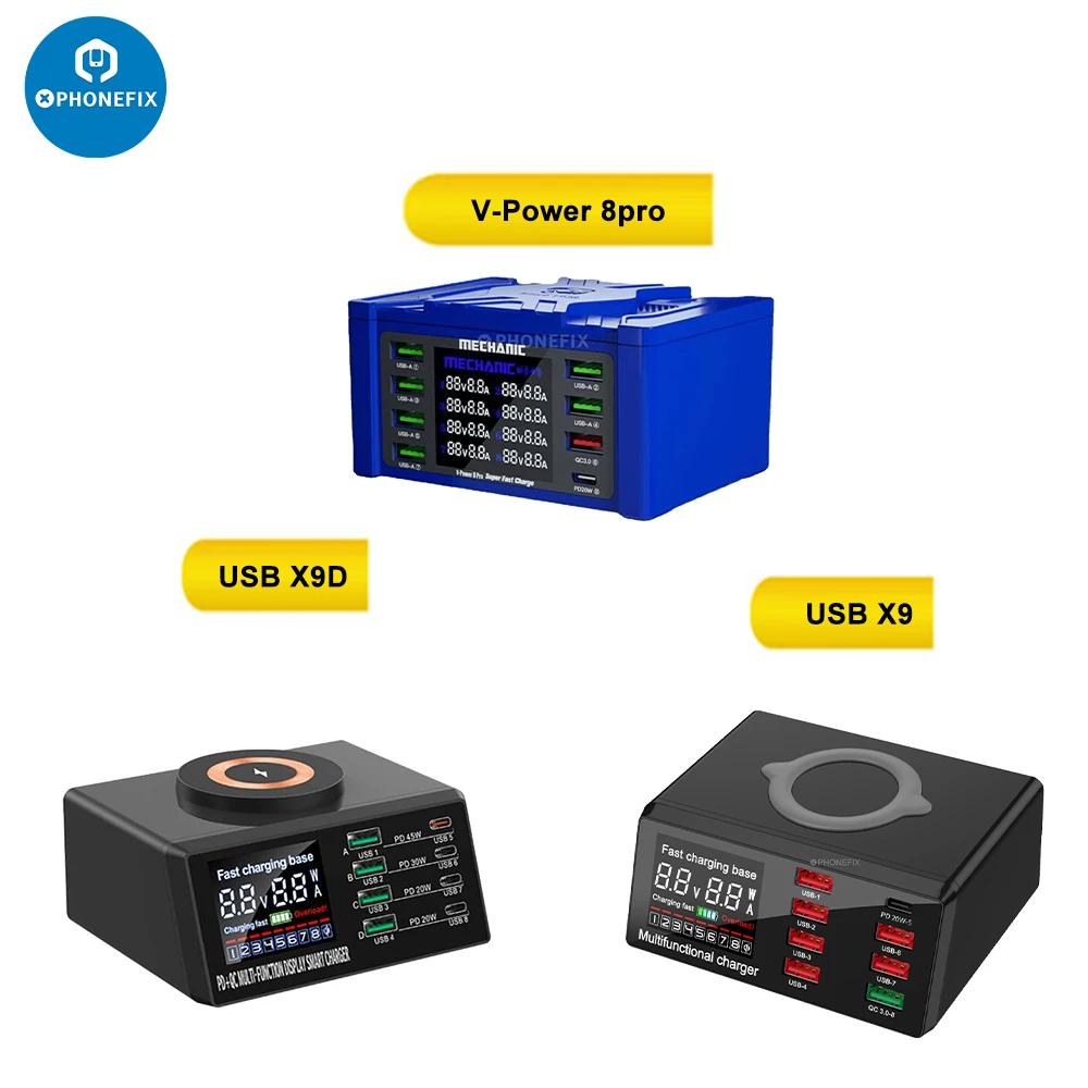  V-Power 8  ʰ , LCD  ÷,  QC3.0 ޴   , USBX9 X9D 8 Ʈ